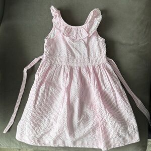 Children’s Wear Girls' Pink Ruffled Sleeveless Dress - Classic Summer Style